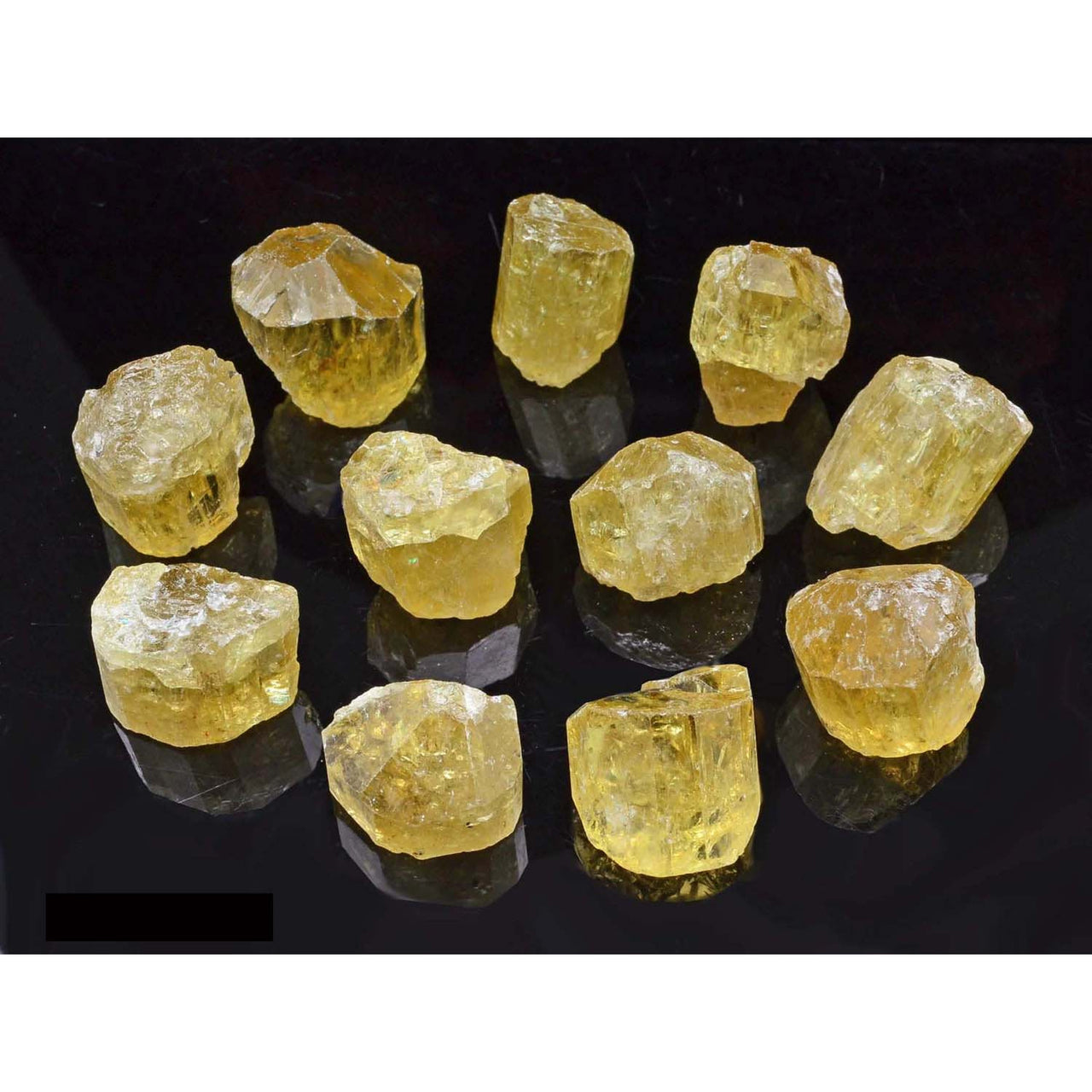 Gemmy YELLOW APATITE Rough Crystal Mineral Healing Crystal