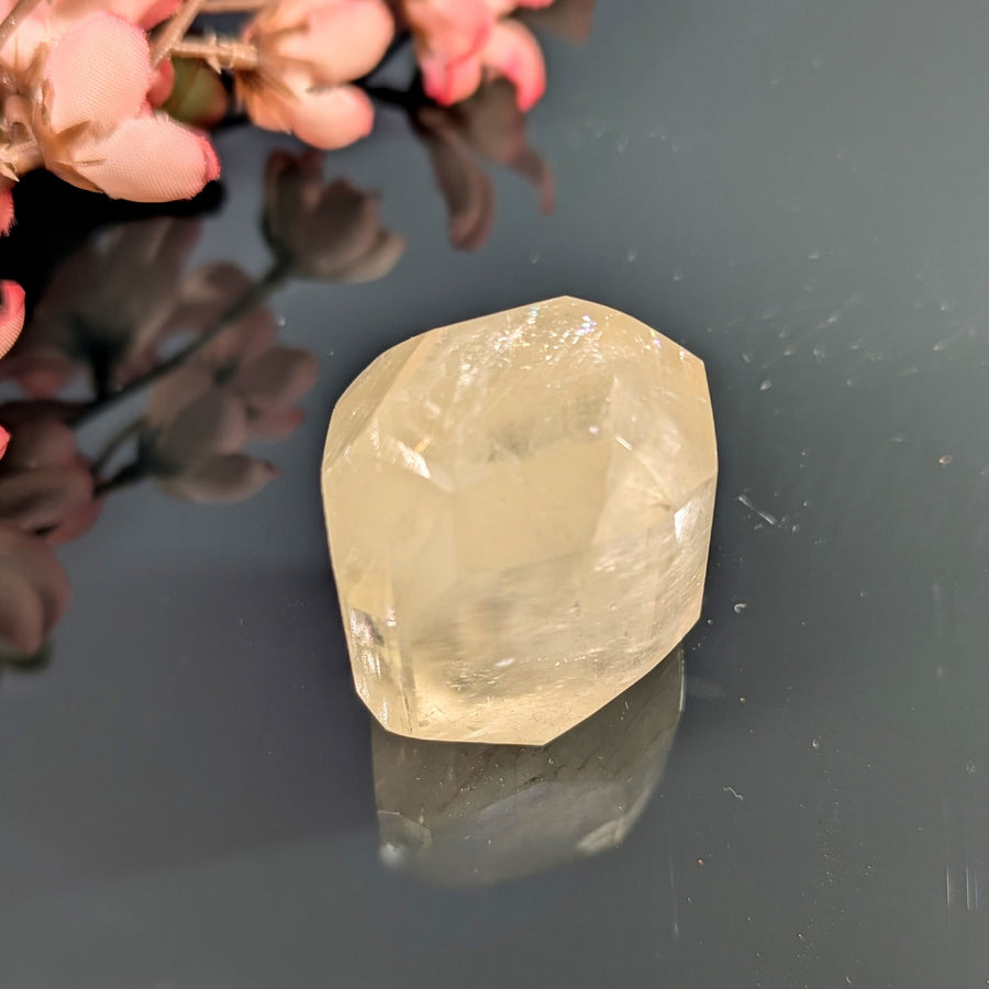 Gold Optical Calcite 1.5’’ Geo Cut Freeform #LV8955 - $36