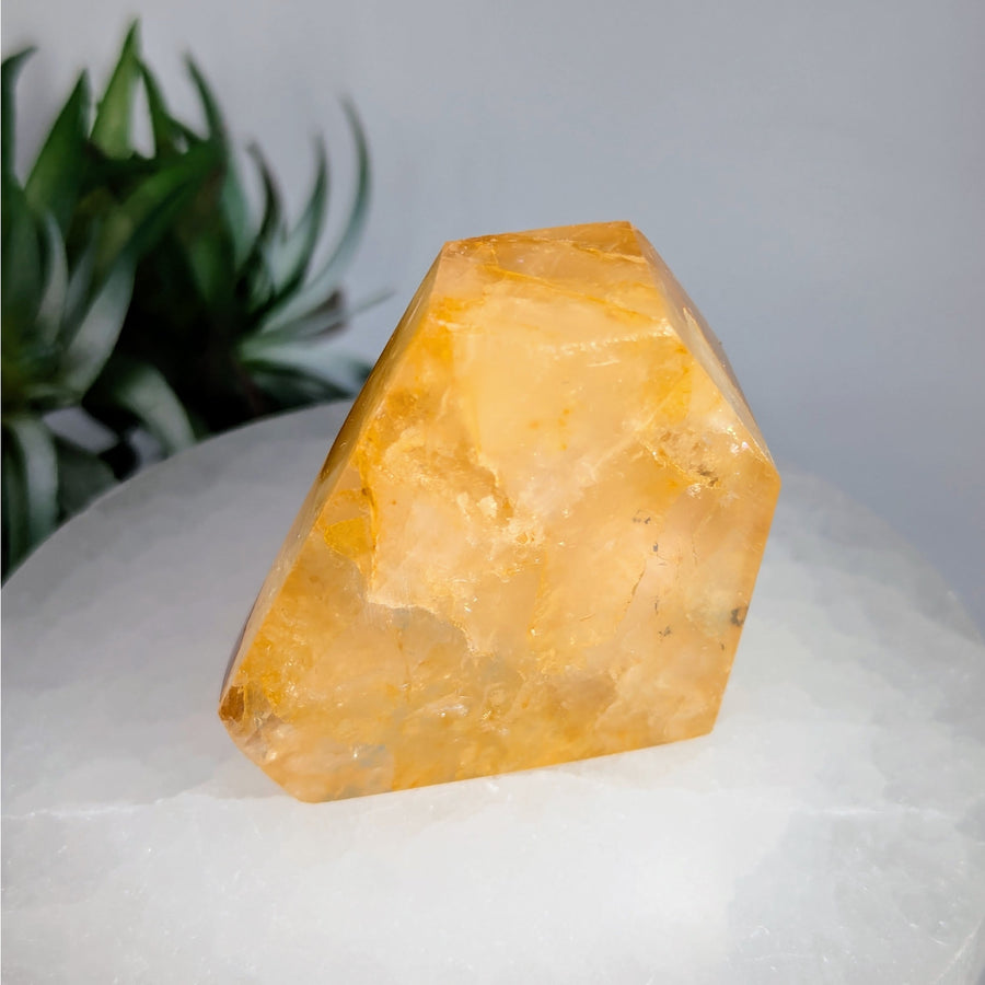 Golden Healer Quartz 2’’ Geo Cut Freeform #LV9012 - $28