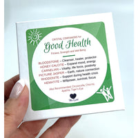 Good Health Crystal Companion Set w Gift Box #SK6969K - $39