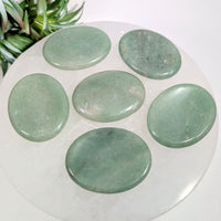 Green Aventurine 1.7’’ Small Thumb Stone #LV9218 - $9.95