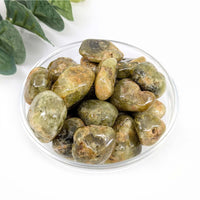 Thumbnail for Green Garnet.8-1.2’’ Tumbled Stone #LV6019 - $7.95