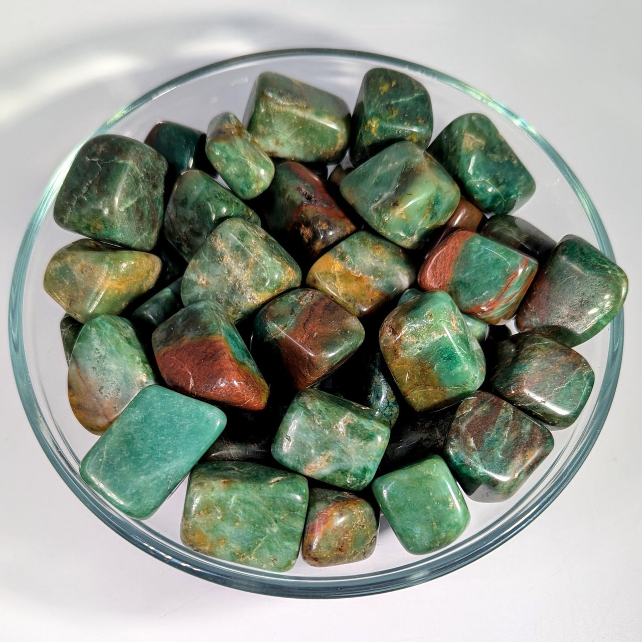 Green Jasper 1’’ Tumbled Stone #LV9961 - $2.95