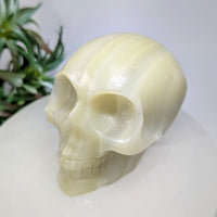 Green Onyx 3.3’’ Skull Carving #LV9260 - $70
