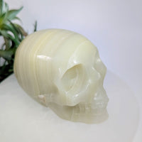 Green Onyx 3.3’’ Skull Carving #LV9261 - $70