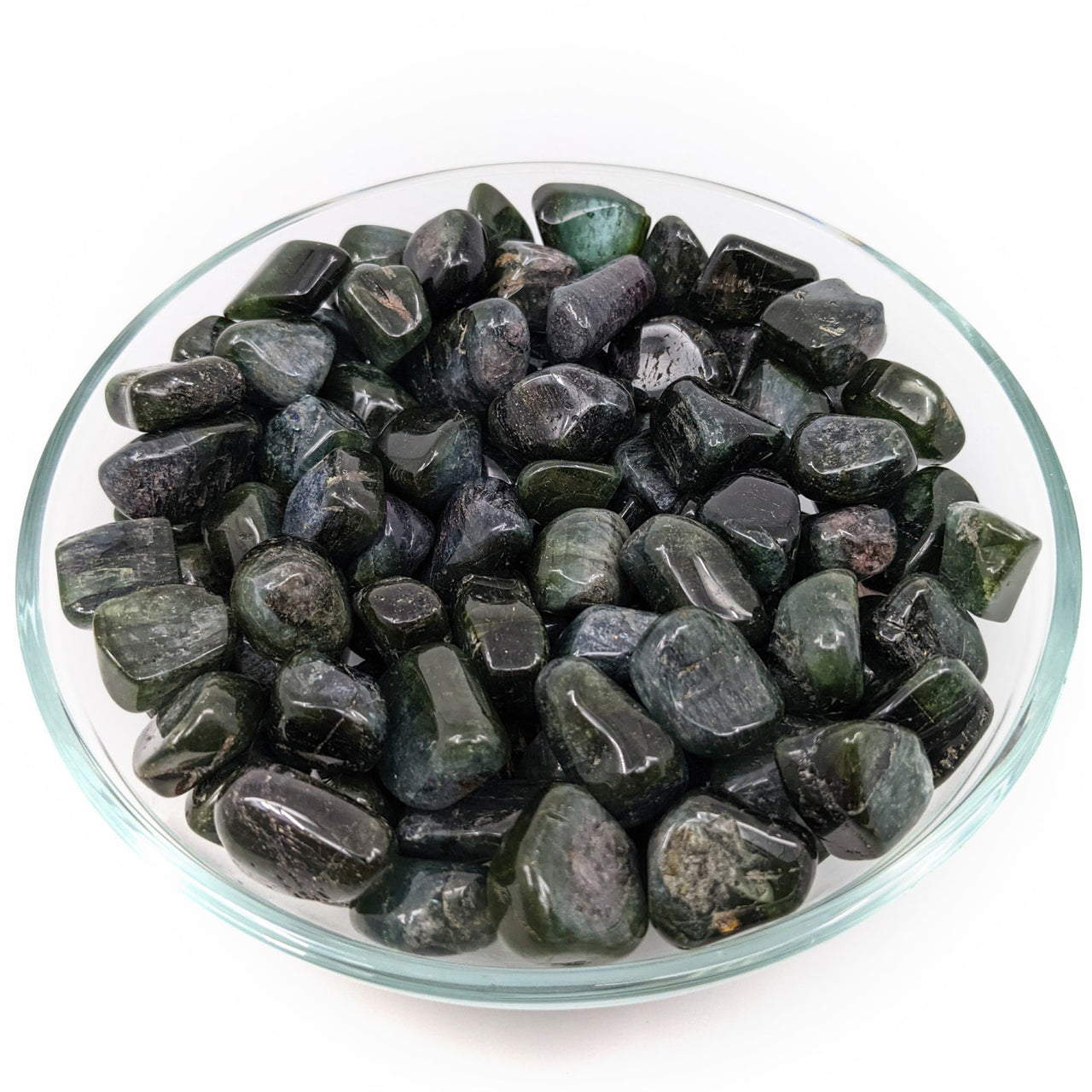 1 Green Tourmaline Tumbled Stone Grade A (approx. 9g) 