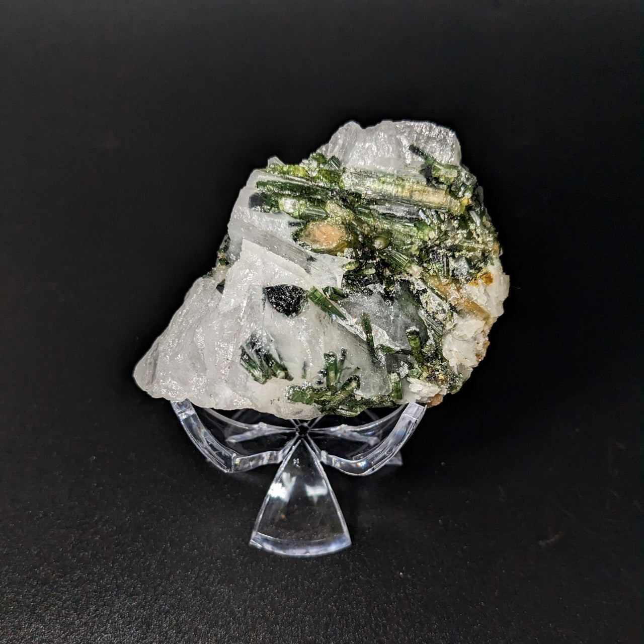 Green Tourmaline with Quartz in Rough, Product #LV3128