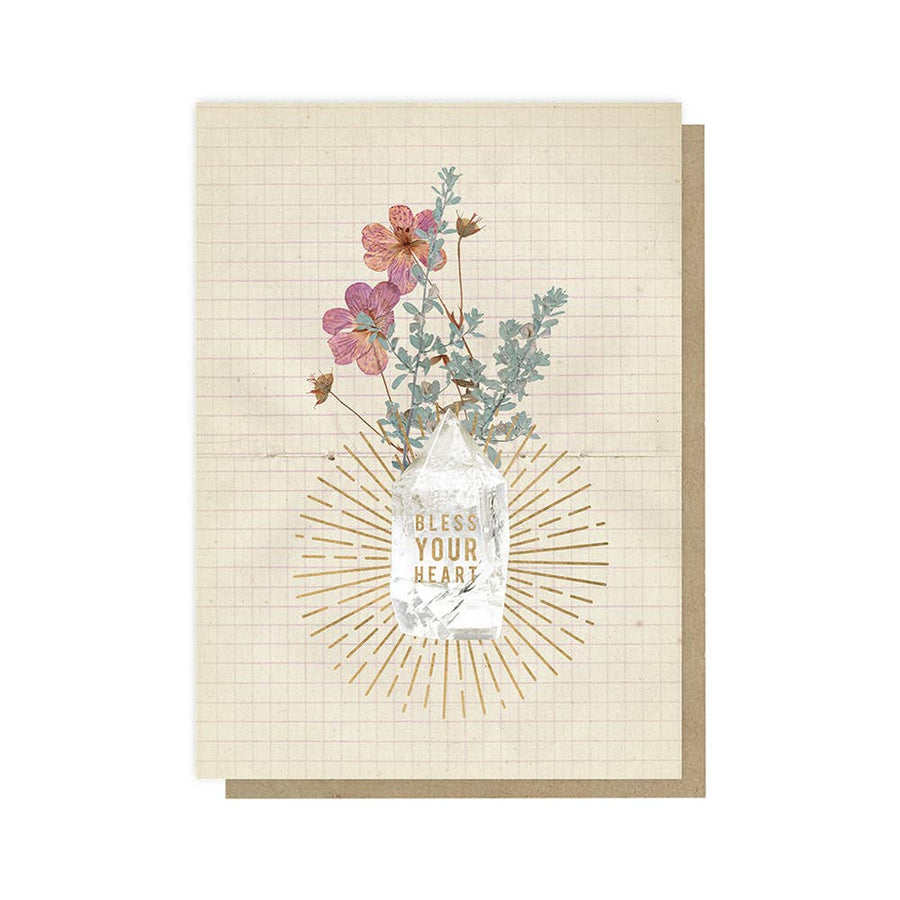 Greeting Card - Bless Your Heart #W0401-F - $4.50