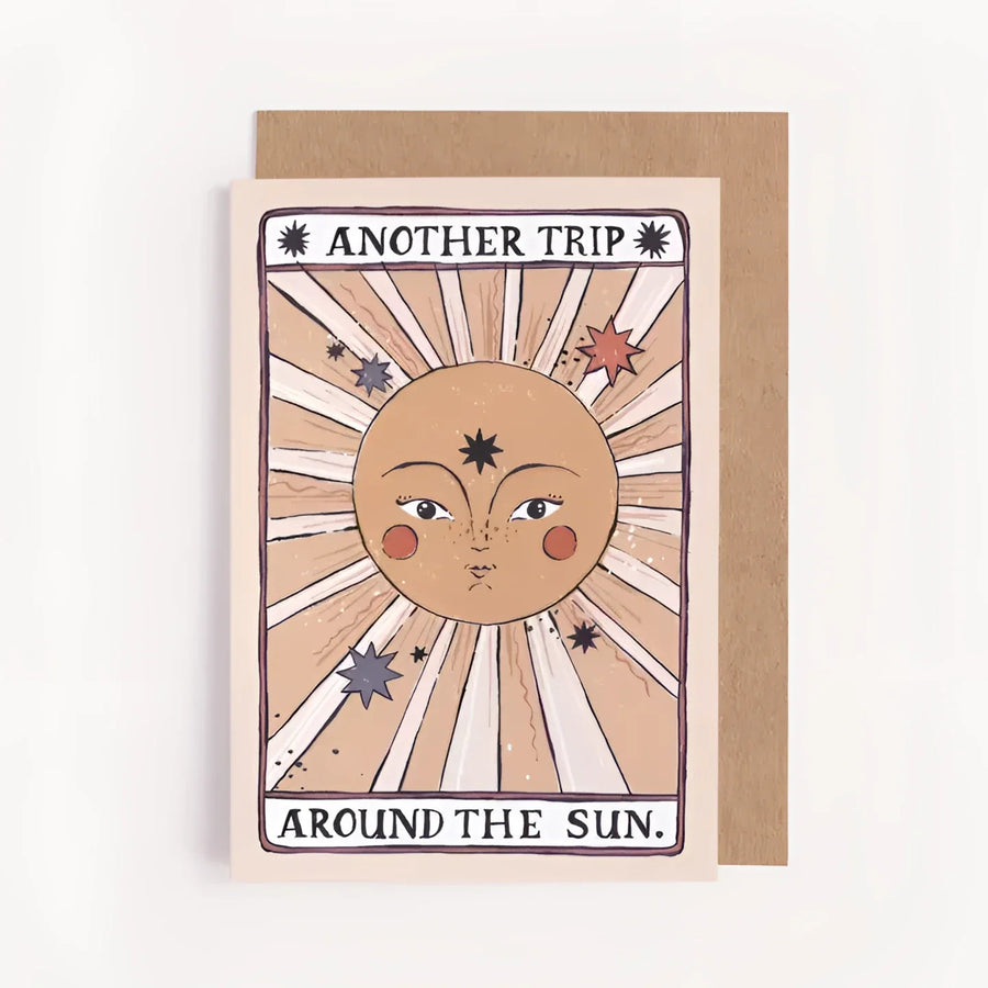 Greeting Card #K002 Another Trip Around The Sun $6.95