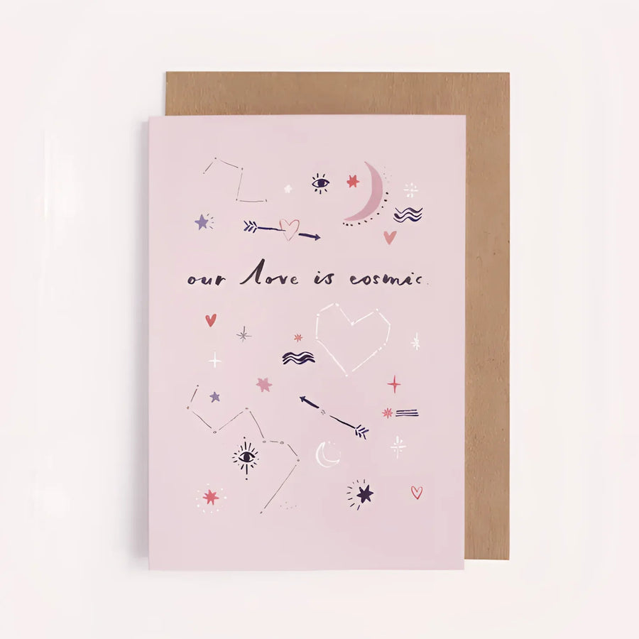 Greeting Card #K002 - Cosmic Love - $6.95