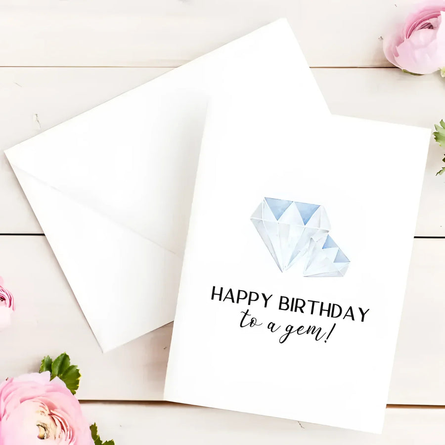 Greeting Card #K002 - Diamond Gem - $6.95
