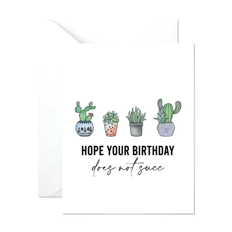 Greeting Card #K002 - Funny Succulent - $6.95