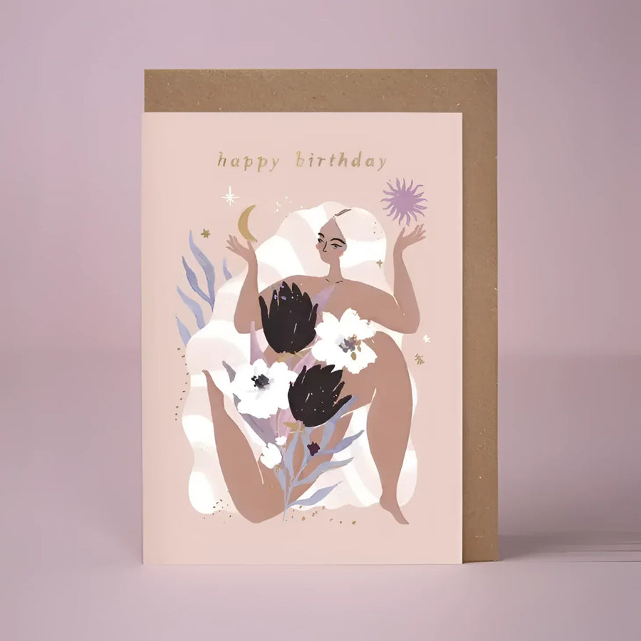 Greeting Card #K002 - Virgo Zodiac Birthday - $6.95