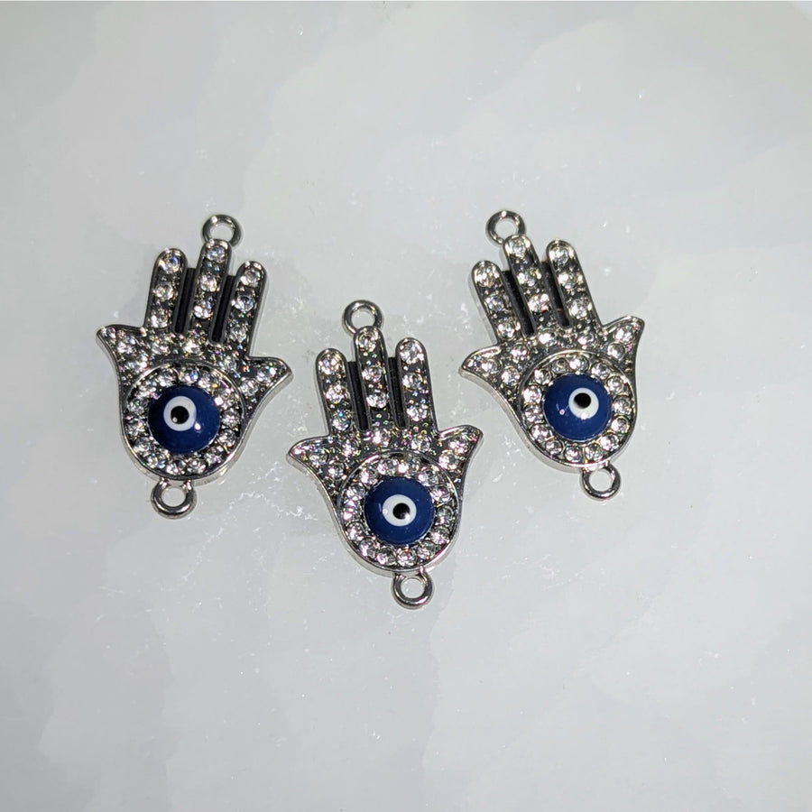 Hamsa Evil Eye 1.3’’ Pendant or Bead #LV9423 $3
