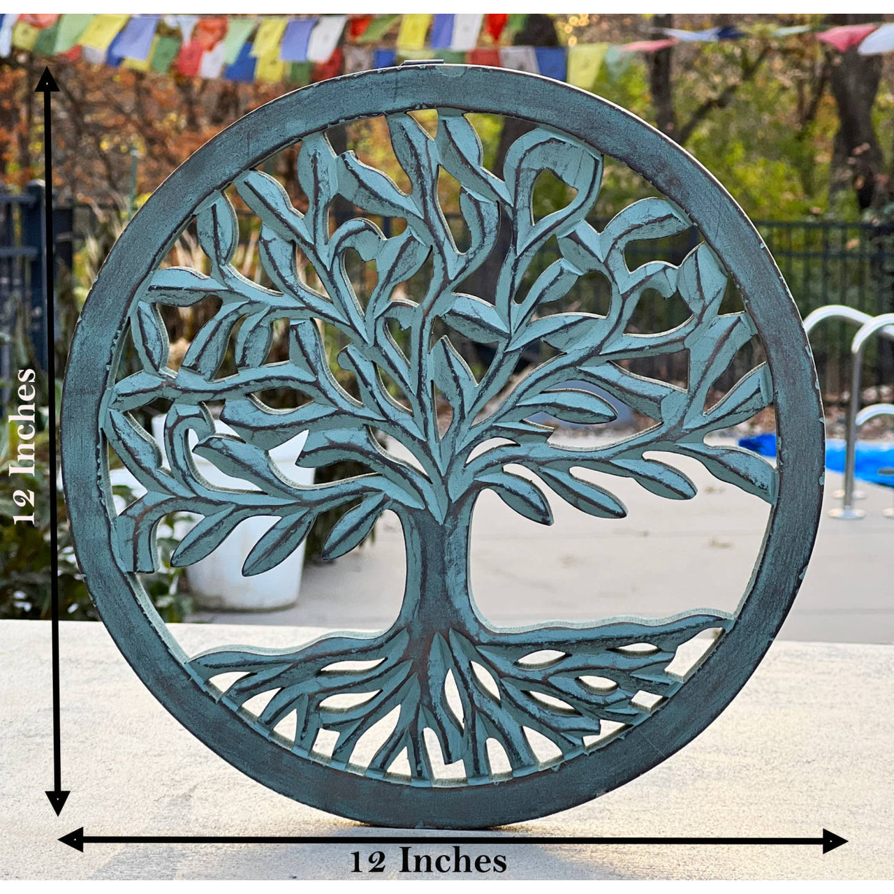 Handcrafted Wooden Tree of Life Wall Decor Hanging Art