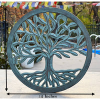 Thumbnail for Handcrafted Wooden Tree of Life Wall Decor Hanging Art