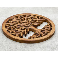 Thumbnail for Handcrafted Wooden Tree of Life Wall Decor Hanging Art