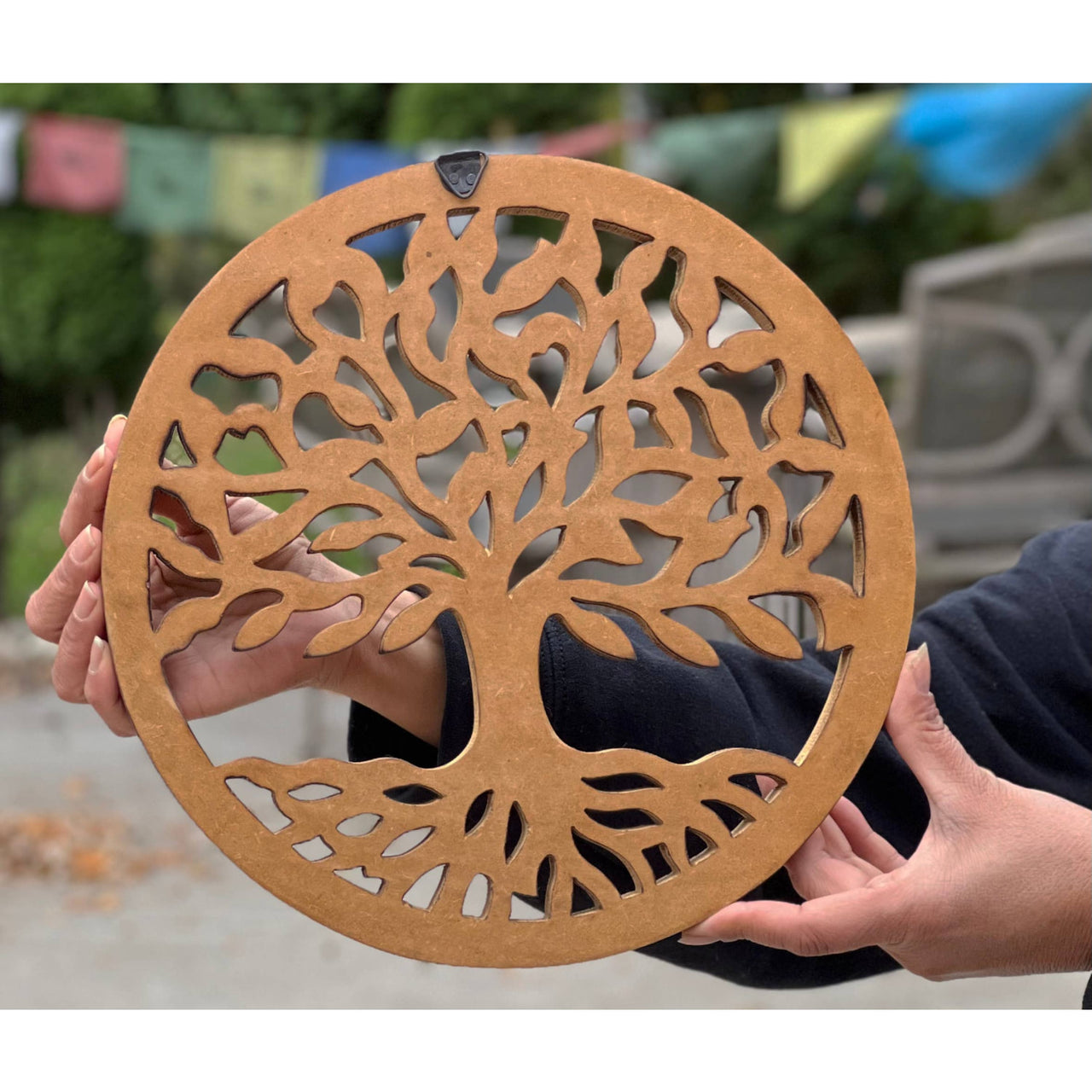 Handcrafted Wooden Tree of Life Wall Decor Hanging Art