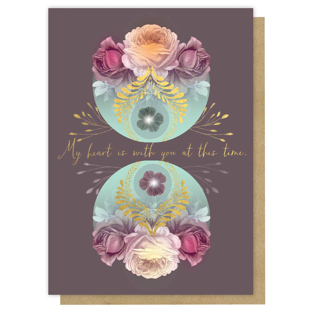 Heart Mirror Greeting Card #W0353-F - $4.50