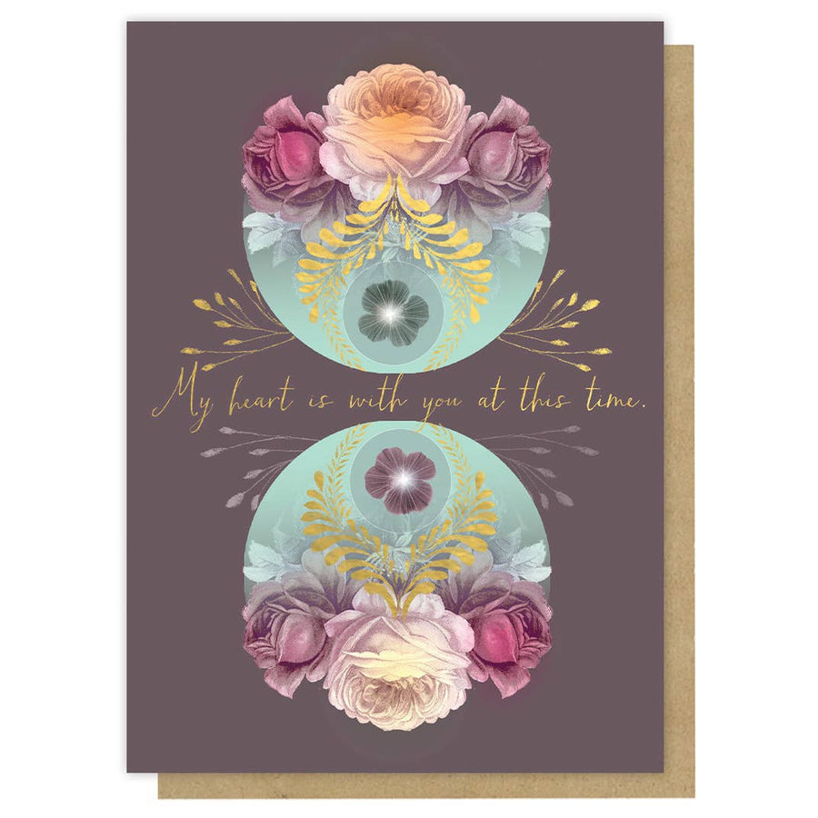 Heart Mirror Greeting Card #W0353-F - $4.50