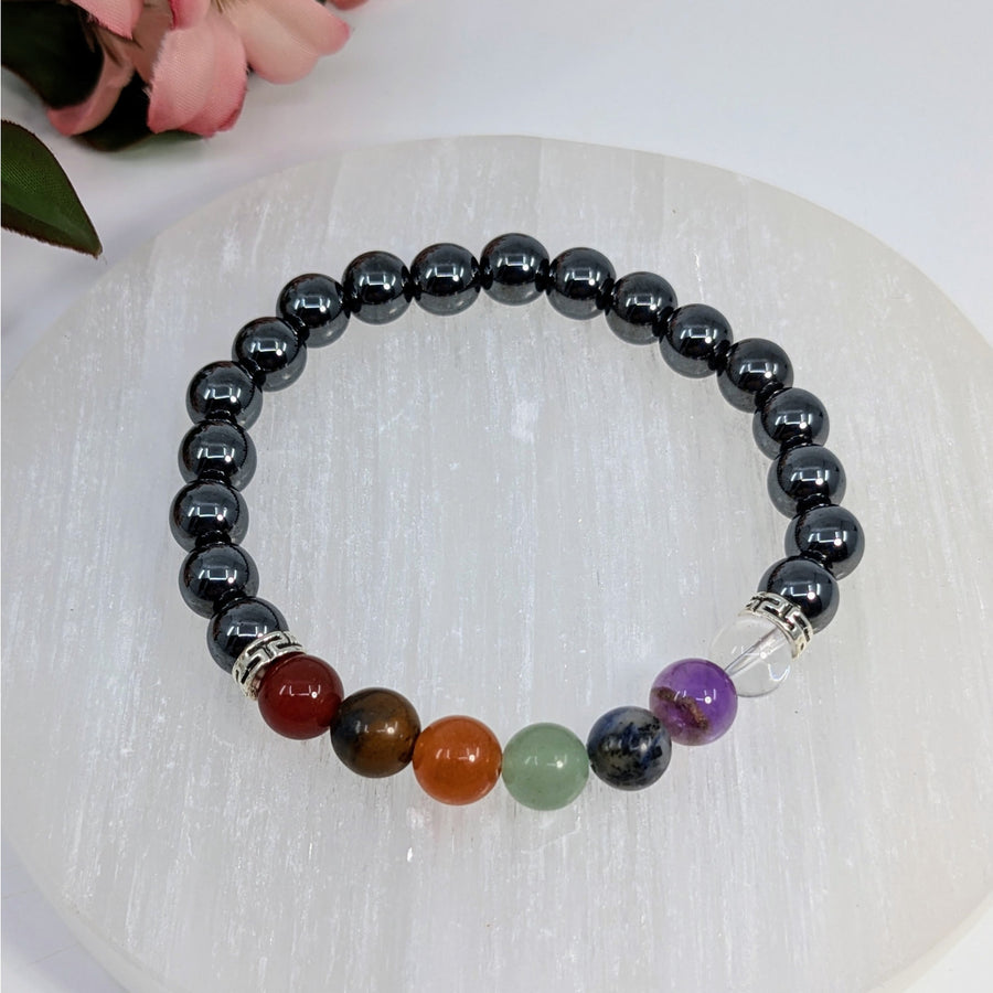 Hematite Chakra 7’’ Bracelet #LV6578 - $18