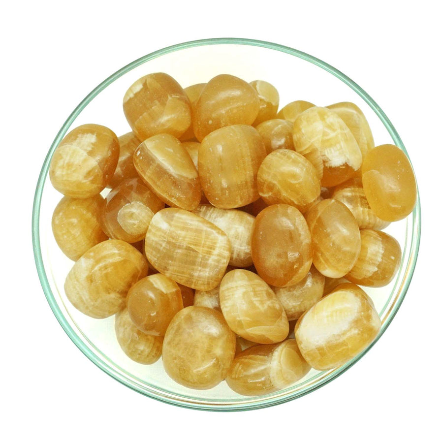 Honey Calcite Tumbled #LV0802 - $3.57