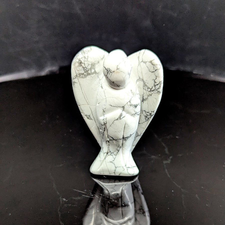 Howlite 3" Angel #BC1520