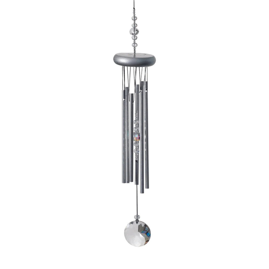 Close-up of Ice Crystal Chime (#WFI) from Woodstock, featuring a disc element