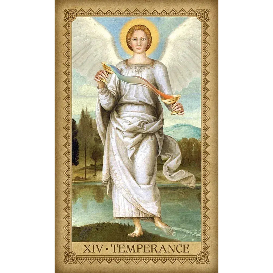 Angel holding book, Influence Of The Angels Tarot #IAT78
