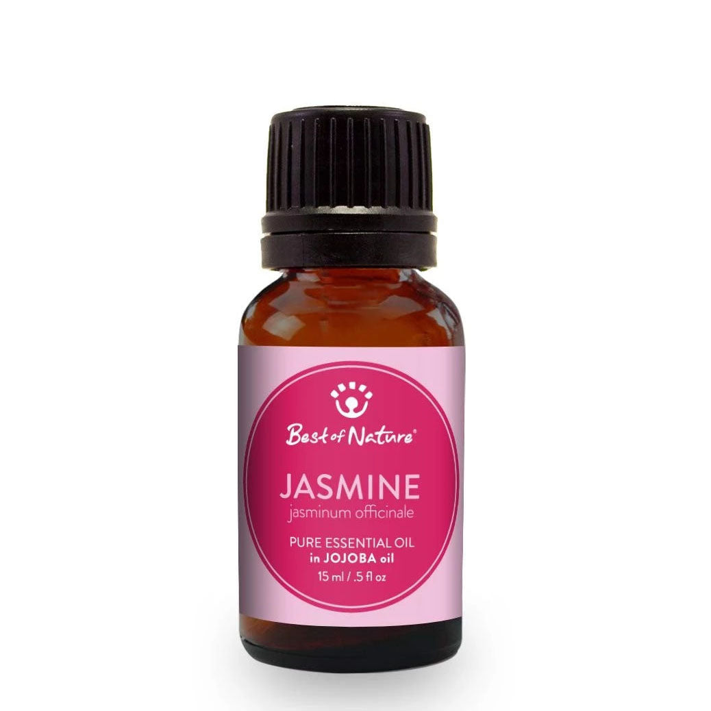 Jasmine (Absolute) Essential Oil Single Note by Best of Nature #BN19 in a glass bottle