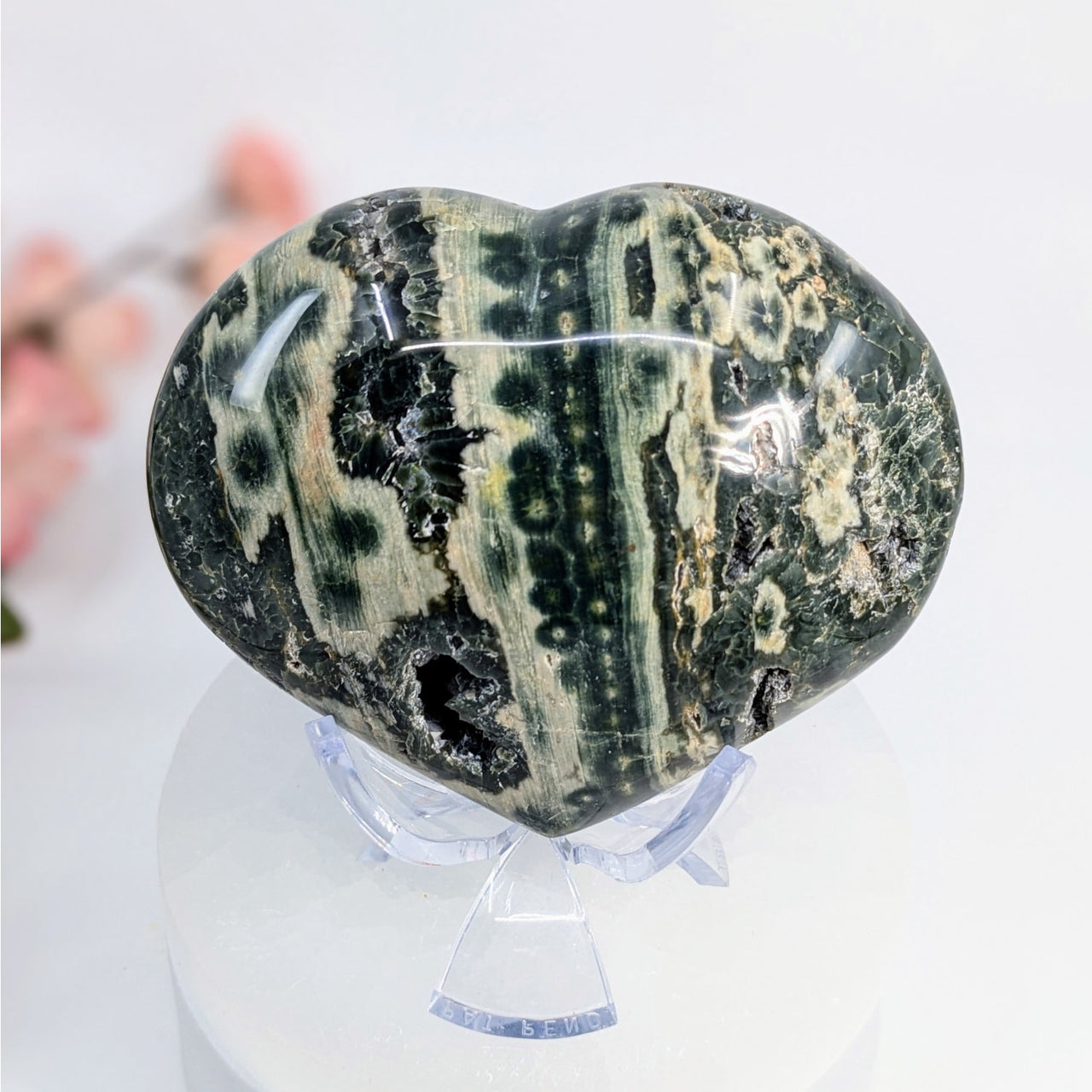 Kambamba Jasper 3.5’’ Heart #LV6572 - $38