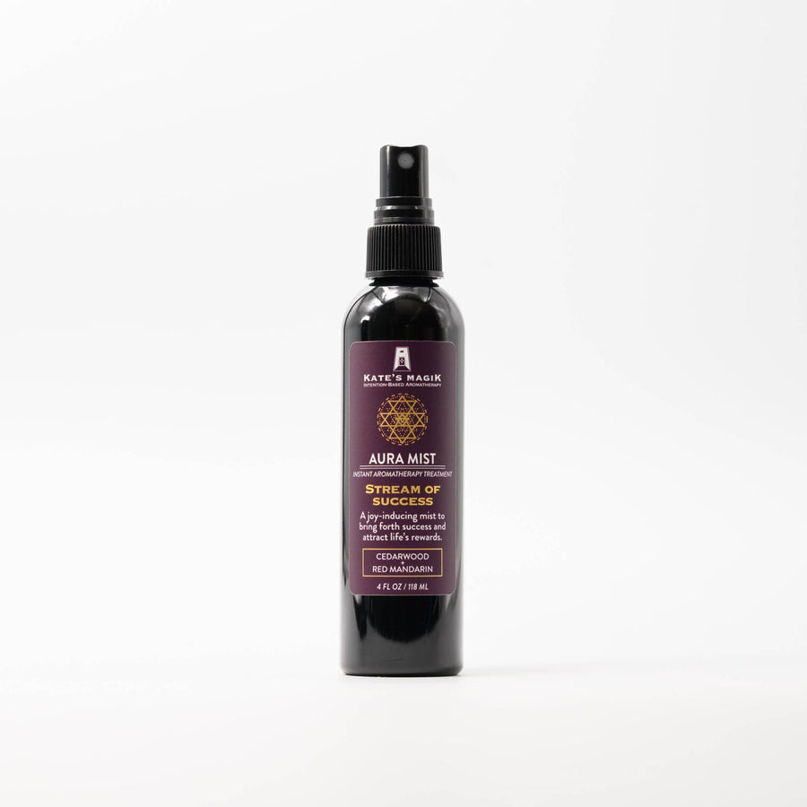 Kate’s Magik Aura Mist Stream of Success black spray bottle