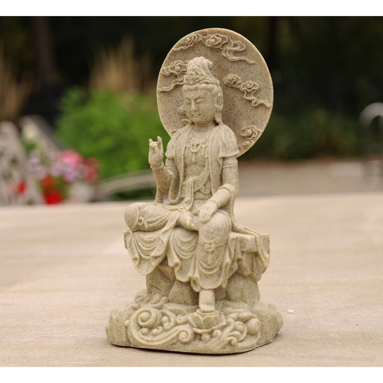 Kuan Yin Quan Yin Statue Female Buddha Blessing 8 Inches