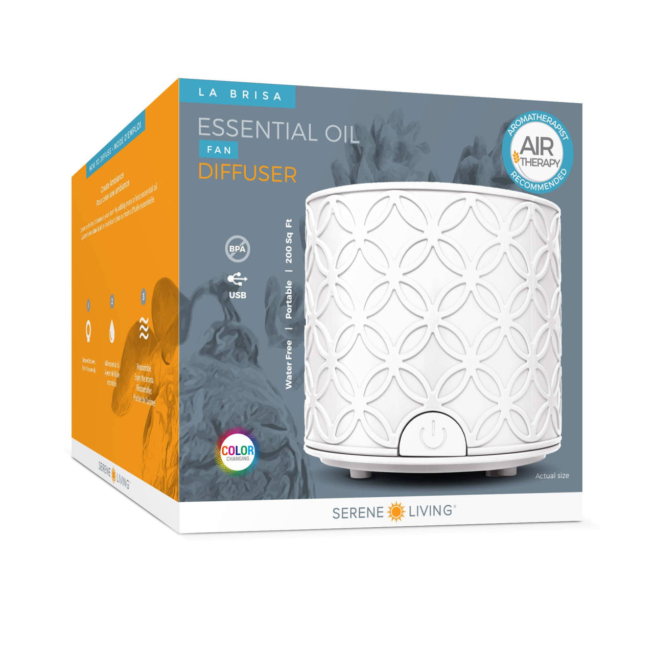 La Brisa White Essential Oil Diffuser #594 - $26