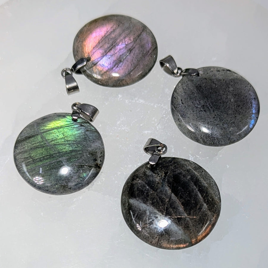 Labradorite 1’’ You Choose Shape Pendant #LV9622