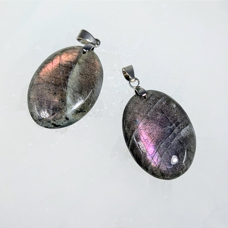 Labradorite 1’’ You Choose Shape Pendant #LV9622