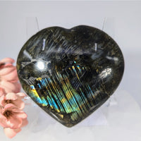 Labradorite 3.2’’ Heart #LV9828 - $45