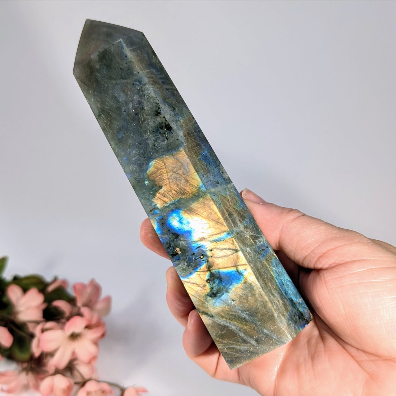 Labradorite 5.6’’ Tower #LV9809 - $125