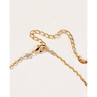 Labradorite Long Medallion Necklace Gold #LV9115 - $92