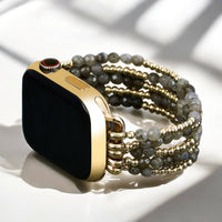Labradorite Magic Stretch Apple Watch Strap #LV9180 - Large
