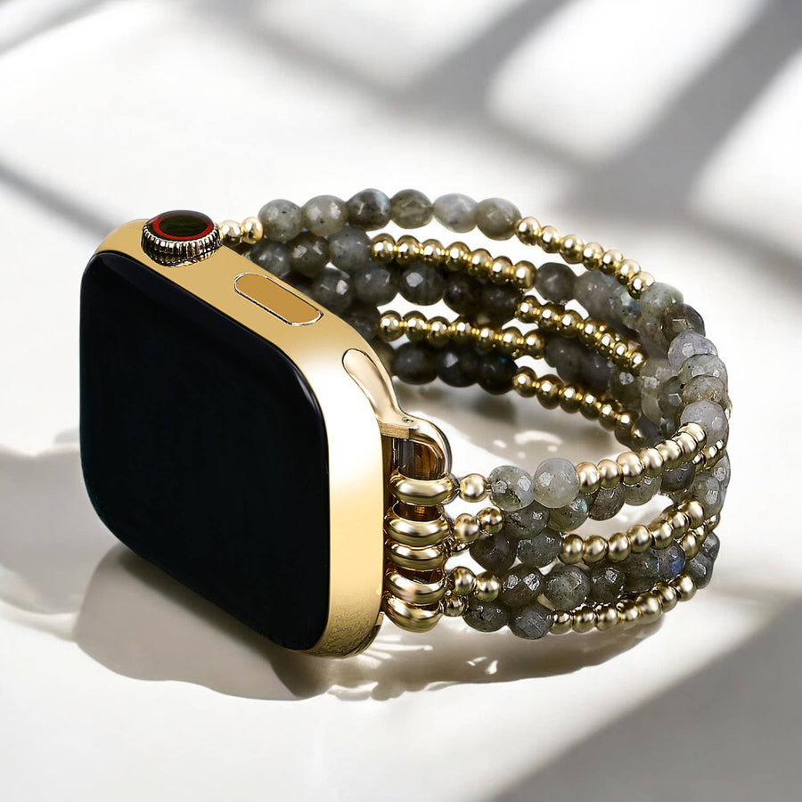 Labradorite Magic Stretch Apple Watch Strap #LV9180 - Large