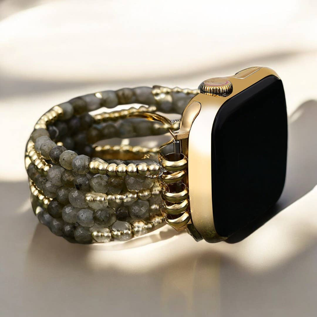 Labradorite Magic Stretch Apple Watch Strap #LV9180 - Large