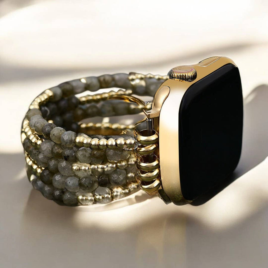 Labradorite Magic Stretch Apple Watch Strap #LV9180 - Large