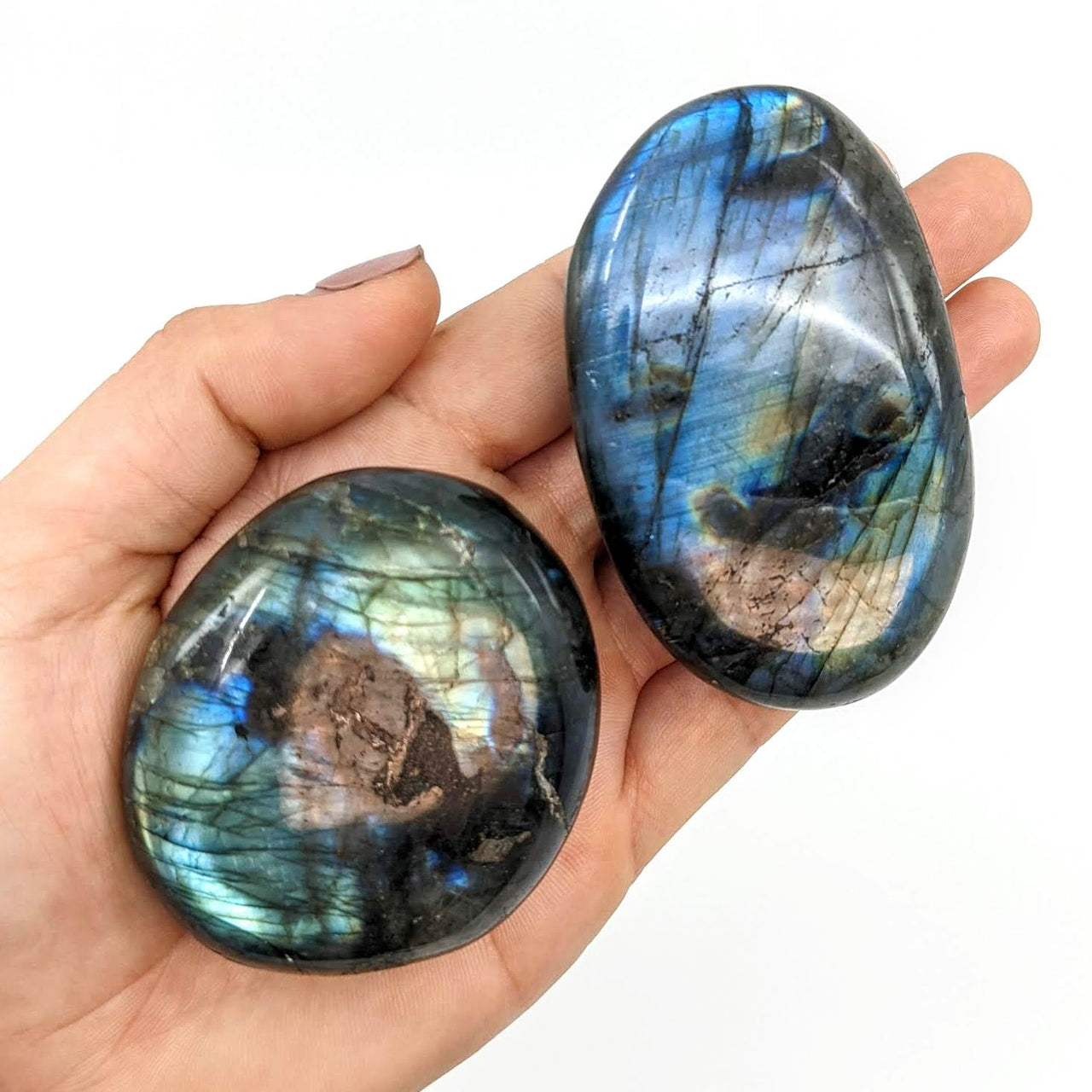 1 Labradorite Large Pebble (140g) #SK7434 - $28