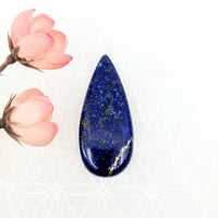 Thumbnail for Teardrop-shaped Lapis Lazuli cabochon for jewelry making