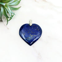 Lapis Lazuli 1.6’’ Heart Pendant #LV5502 - $29