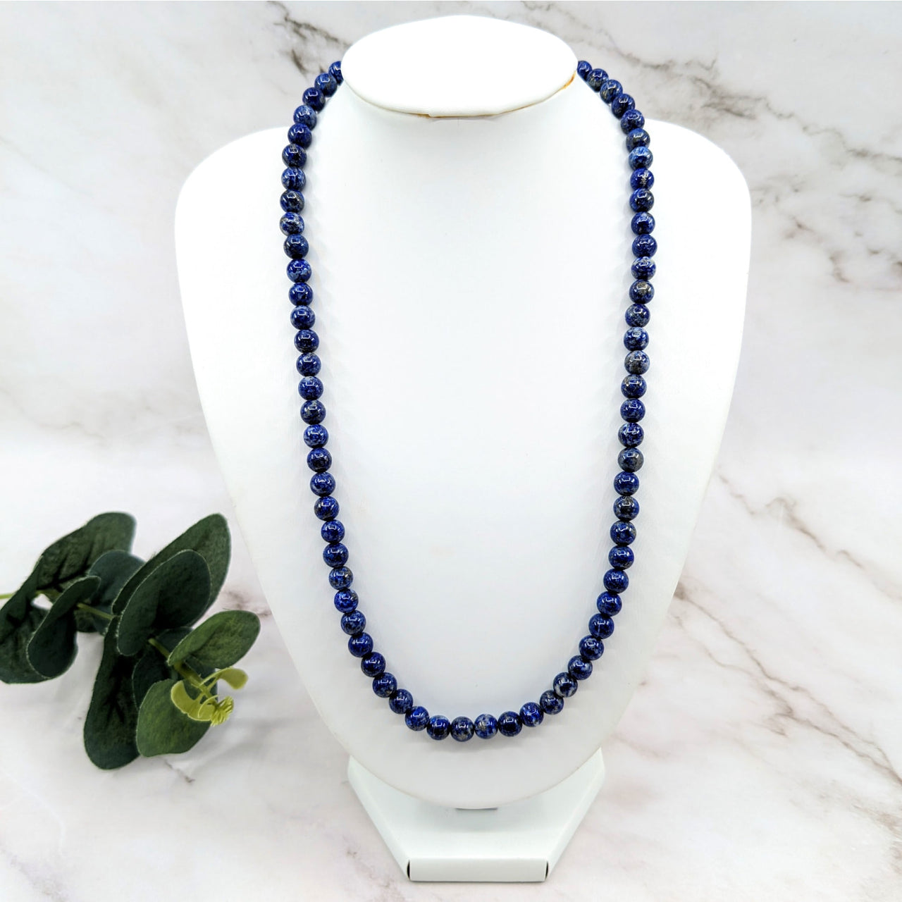 Lapis Lazuli 19’’ 19’’ adj Beaded Necklace #LV5315 $45