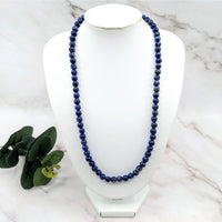 Lapis Lazuli 19’’ 19’’ adj Beaded Necklace #LV5315 $45