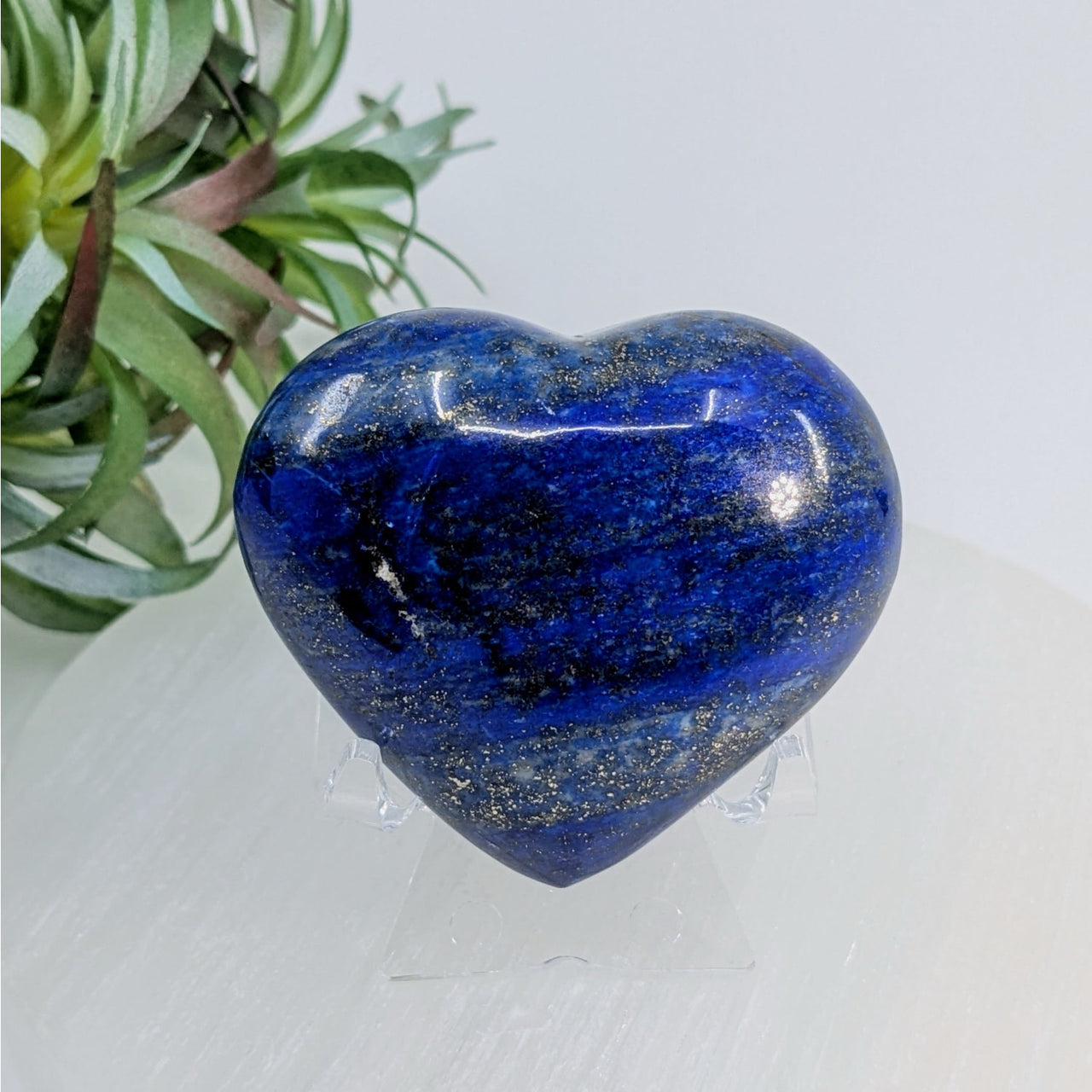 Lapis Lazuli 2.1’’ Puffy Heart #LV6739 - $35