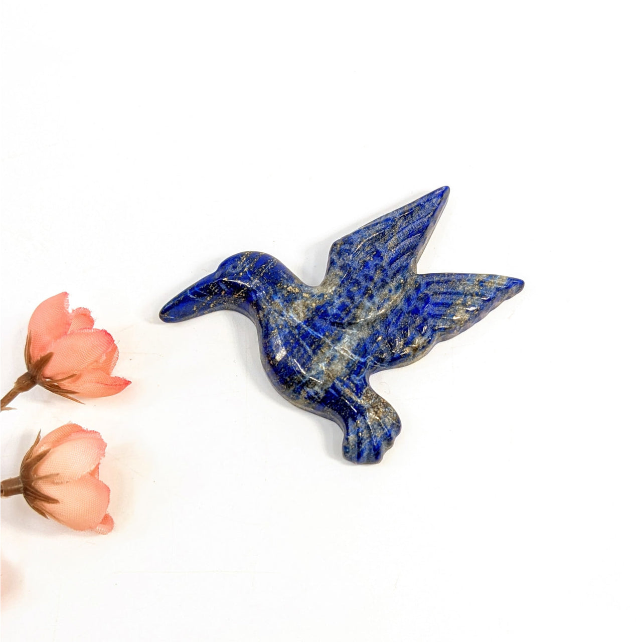 Lapis Lazuli 2.6’’ Humming Bird #LV6624 - $32